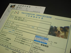 �����Ɨ\�h�ڎ�ؖ��������Ă���܂����i�ʐ^�t�j�B