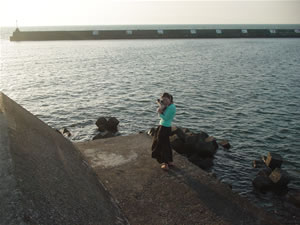 �[���̂��U���B�����͖h�g��܂ŗ��܂����B