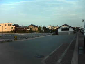 彦根城近くの駐車場 at 朝の散歩タイム